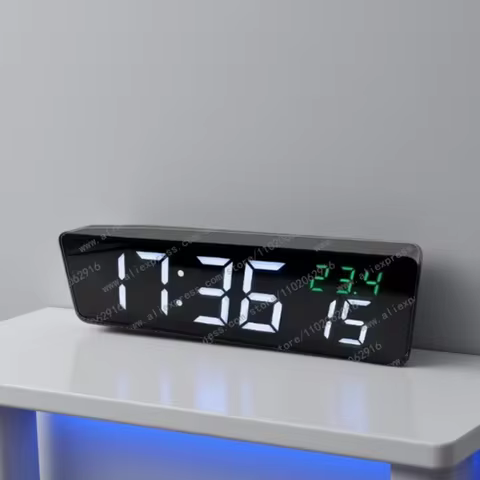 Network timing wifi clock High Precision Atomic clock millisecond display Holiday alarm clock OTA