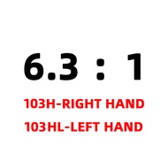 NQSGT DAIWA FUEGO SV CS 103รอกเบ็ดตกปลาต่ำโปรไฟล์6.3/7.3อัตราทดเกียร์สูงสุดลาก5กก. 5 + 1BB YGJWS