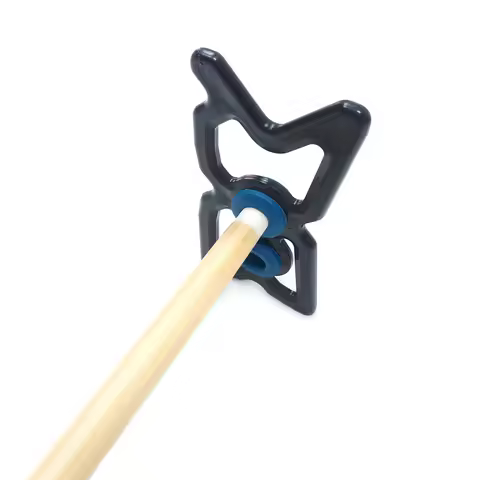 xmlivet high quality Black acrylic Billiards Pool cue rest head portable cue stick bridge rest head 