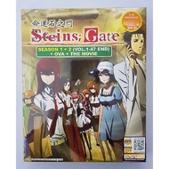 Anime DVD Steins;Gate COMPLETE Set Season 1 2 OVA Movie 命运石之门 Steins Gate