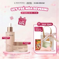 [Meaningful Valentine's Gift Set] Korean ReVerni Serum and Cream Set with gift box of 1 box of Toner