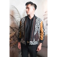 Woven Bomber Jacket and Batik Bomber Jacket Unisex Jacket (Sutro Batik)