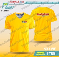 DEPED MATATAG COLORED FULL SUBLIMATION POLO SHIRT CODE:Y06/SHIRT CODE:TY06
