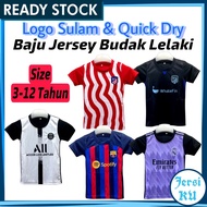3-12 Year Kids Football Jersey Jersi Bola Budak Jersi Kanak-Kanak Baju Jersi Budak Jersi Murah Budak