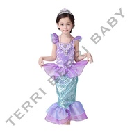 PREMIUM Ariel dress for children, Ariel princess dress for children, Ariel costume for children