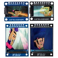TFT Display 0.96 / 1.3 inch IPS 7P SPI HD 65K Full Color LCD Module ST7735 Drive IC 80*160 (Not OLED