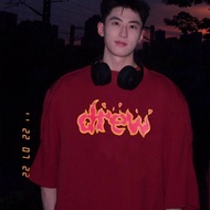 [Produced by the Devil] Tested Version Drew House 24FW Limited Flame Letter Printing Heavy High Stre