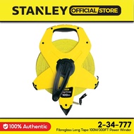 STANLEY Power Winder Fibreglass Long Tape 100m/330ft 34-777 (2-34-777)