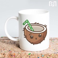 Mug Icon Cute Coconut 1