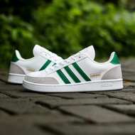 Sepatu Tennis Adidas Grand court whte Green Original Bnwb - 40