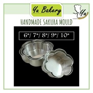 6”/7”/8"/9"/10" inch/inci Sakura Shape Cake Pan Baking Mould Tin Fix Base Loyang Kek Bunga 樱花形蛋糕模型/模具
