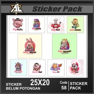 Logo SP58 Sticker Pack Racing Sticker Sheet Variations Motorcycle Sticker Cool