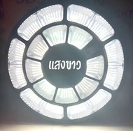 สว่างถึงเช้า แบต40000mAh UFO 200000W แสงขาวและแสงวอร์มไวท์ 988LED 55cm Solar Cell รับประกัน 1 ปี