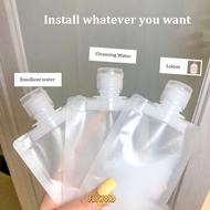 [COD] 100ml Travel Bag Fluid Makeup Pouch Toiletry Lotion Shampoo Squeeze Pouch Bottle Bag [flyword]