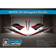 ⊕❍Sniper 150 Decals, EXCITER RC Decals