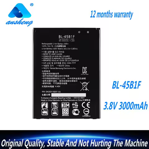 New 3000mAh BL-45B1F Battery For LG V10 H961N F600 H900 H901 VS990 H968 BL45B1F Mobile Phone