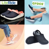 Malaysia Stock Crocs Literide Clog Spot Crocs men Sandals Women's Shoes Water Hole Shoes