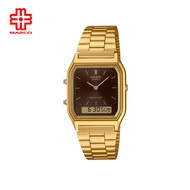 Casio Vintage AQ-230GA-5AMQY Gold Stainless Steel Band Men Watch / Women Watch
