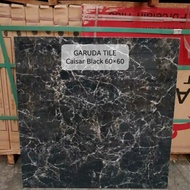 granit 60x60 caisar black garuda porceln tile tekstur glossy