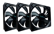 CF314S-BK 140mm 4pin Molex & 3pin Motherboard Black Silent Case Fan (3-pk)