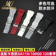 Suitable for g-shock Watch Strap GA110 Black Gold ga100 Men's ga140 Rubber Resin Strap 16C73