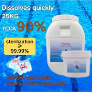 Chlorine TCCA 90% 25KG  powder (Pool Chlorine) Quickly clarify water quality