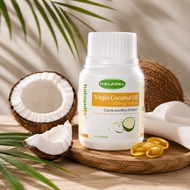 HALAGEL Virgin Coconut Oil Softgel (60 Capsules) | Natural VCO • Promo Pack