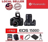 (Pre-Order) Canon EOS 1500D Camera With 18-55mm Lens + 32GB + Bag + Tripod + Extra Battery + Cleaning Kit + CPL Filter