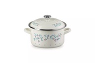 Le Creuset Petite Fleur 琺瑯 鋼鍋 港女 煲 20cm易潔煲