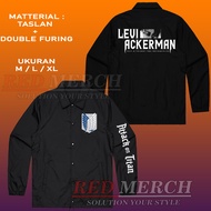 Levi ackerman attack on titan Character anime coach Jacket - custom Parachute Jacket