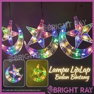 [2024] Lampu Raya Bulan Bintang Lampu Lip Lap Lampu Hari Raya LED Light Hiasan Raya Bulan Deco For Ramadhan Aidilfitri