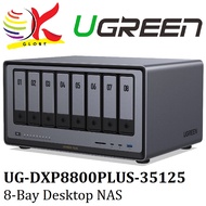UGREEN NASYNC DXP8800 PLUS 8-BAY DESKTOP NAS, INTEL I5 1235U 10-CORE CPU, 8GB DDR5 RAM, 128G SSD, 2 