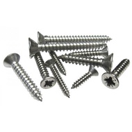 Fab Stainless Tapping Screw 14 x 2" Inch FH M14 x 50 Mm 14x5cm