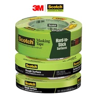 3M Original Scotch Green Rough Surface Extra Strength Painter's Tape (18/24/48mm) Wood, Concrete, Br