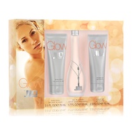 Glow by JLo Set- 2.5 Fl oz body lotion ,Glow 1.7oz eau de toilette natural spray vaporisateur, 2.5 F