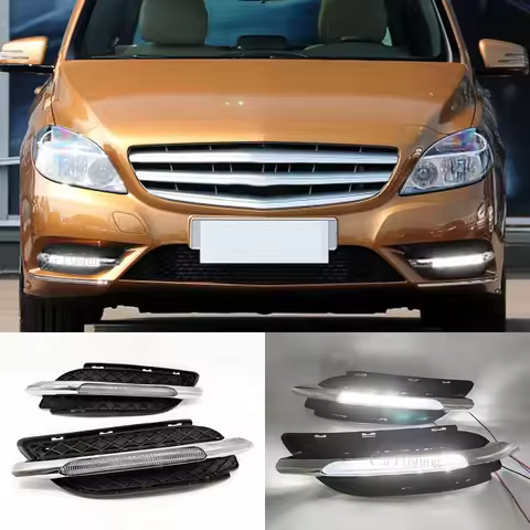For Mercedes Benz W246 B180 B200 2011 2012 2013 2014 Car DRL LED 12V Daytime Running Lights daylight