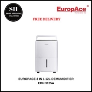 EUROPACE 12L SMART DEHUMIDIFIER : EDH 3125A - 1 YEAR WARRANTY