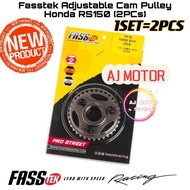 1SET=2PCS RS150 FASSTEK RACING TIMING GEAR ADJUSTABLE FOR CAMSHAFT C2 C3 C4 3.3MM 3.6MM 3.7MM HEAD C