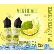 TK- VERTICALE LIQUID DURIAN ICE 60ML BY HEAVEN BREWER RASA DUREN MONTONG MINT DINGIN SALT NIC 0 ZERO