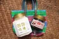 桂圓甜米糕組合 關山圓糯米1kg+桂圓肉300g