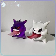 SULIN Gengar Action Figure, 9cm Sticking Tongue Out  Gengar Figure, High Quality Transparent PVC Gen