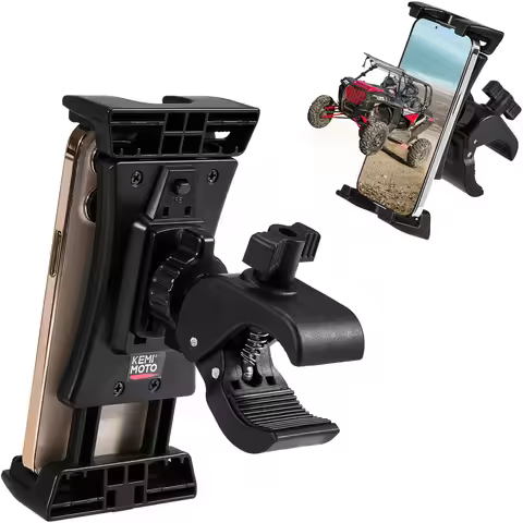 KEMIMOTO UTV ATV Phone Mount Holder Compatible with Can-Am Maverick X3 Outlander Polaris RZR Sportsm