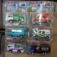 小朋友車仔玩具 私家車貨車垃圾車 回力合金車 toy car