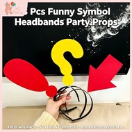 Eye-Catching Punctuation Headband, Arrow & Symbol Design, Creative Concert Photo Taking Party Headwe