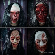 【COD & Ready Stock】halloween mask Cosplay Horror Mask Halloween DecorationHalloween Haunted House Be