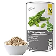 Organic Pea Protein Powder (300 g), 80% Vegetable Protein, Vegan Protein Source, Rich in Iron, Naturally Contains Phosphorus and All 8 Essential Amino Acids