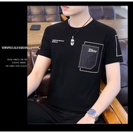 Cod Summer Street Wear Korean Simple New Style Casual Short-Sleeved Style Shirt t Shirt cod Half Men