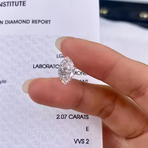 With IGI Certificate Marquise Shape Lab Grown Diamonds 1ct 1.5ct 2ct 3ct 4ct 5ct CVD HPHT Lab Create