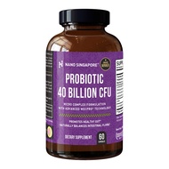 Nano Singapore Probiotics Enzyme 40 billion CFU with Advanced WecPro Technology (60 caps)
