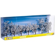 MJ Medium Noch 25075 Winter trees, 7 pcs, 8-10 cm Centella Snow trees